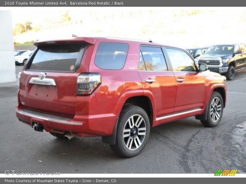 Barcelona Red Metallic / Black 2016 Toyota 4Runner Limited 4x4