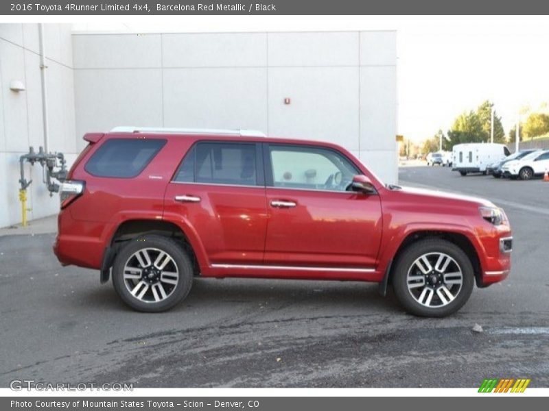 Barcelona Red Metallic / Black 2016 Toyota 4Runner Limited 4x4