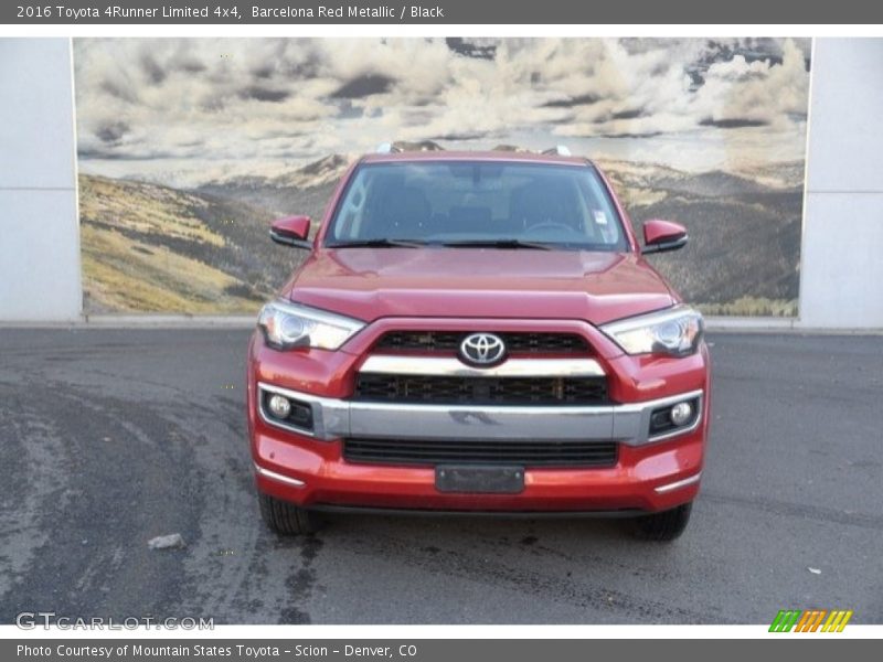 Barcelona Red Metallic / Black 2016 Toyota 4Runner Limited 4x4
