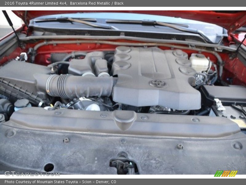 Barcelona Red Metallic / Black 2016 Toyota 4Runner Limited 4x4