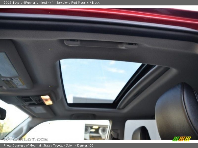 Barcelona Red Metallic / Black 2016 Toyota 4Runner Limited 4x4