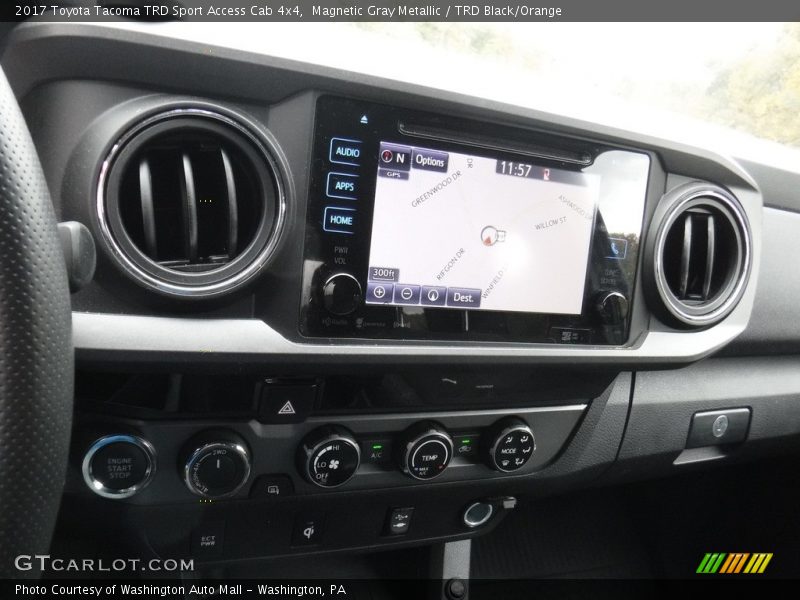 Magnetic Gray Metallic / TRD Black/Orange 2017 Toyota Tacoma TRD Sport Access Cab 4x4