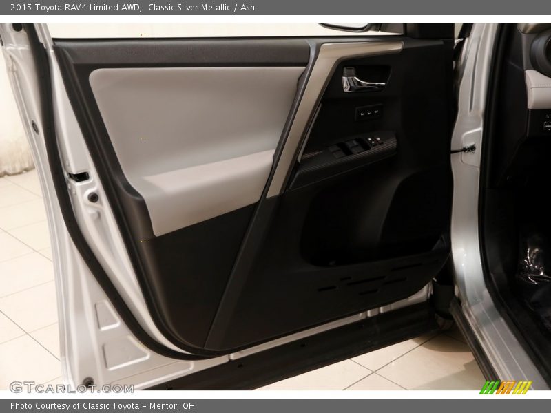Classic Silver Metallic / Ash 2015 Toyota RAV4 Limited AWD