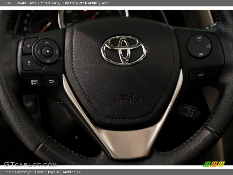 Classic Silver Metallic / Ash 2015 Toyota RAV4 Limited AWD