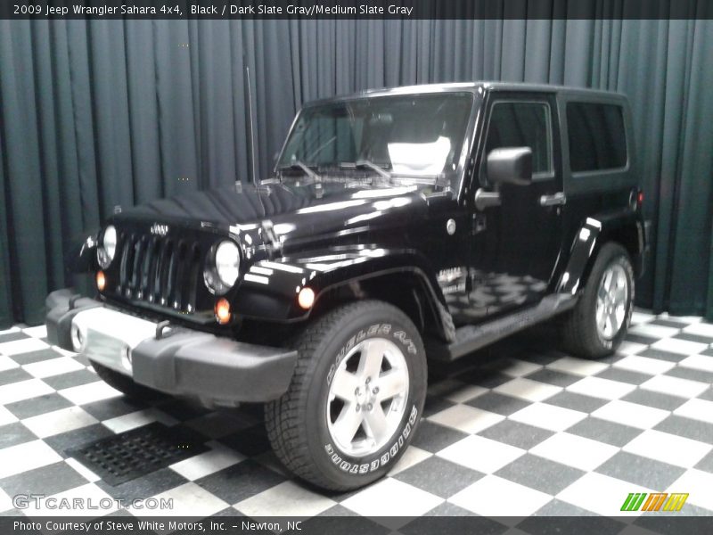 Black / Dark Slate Gray/Medium Slate Gray 2009 Jeep Wrangler Sahara 4x4