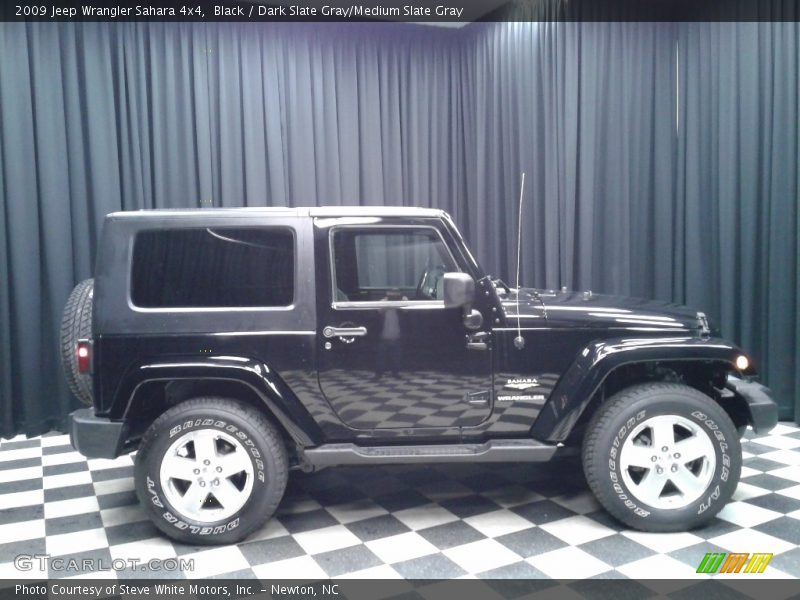 Black / Dark Slate Gray/Medium Slate Gray 2009 Jeep Wrangler Sahara 4x4
