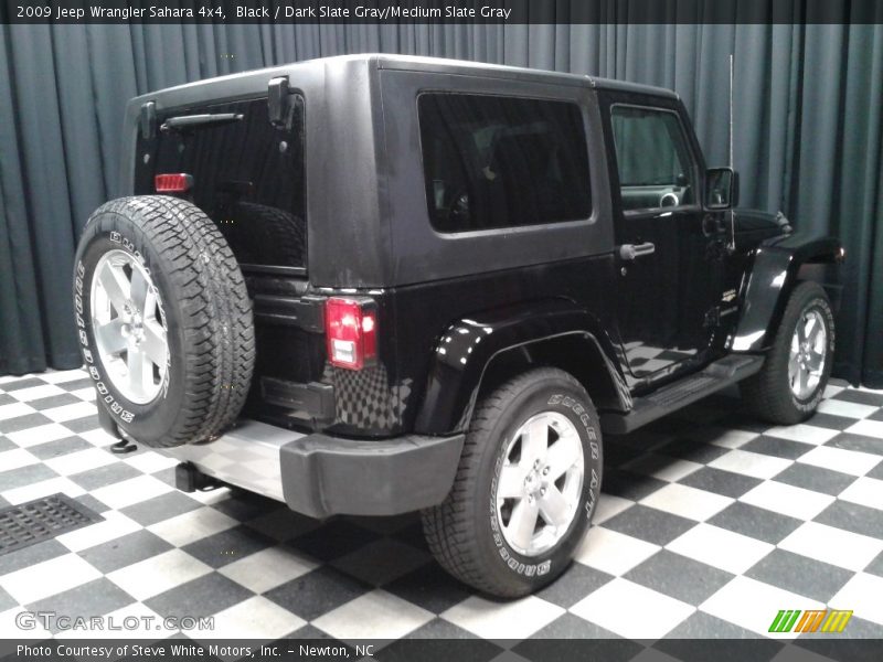 Black / Dark Slate Gray/Medium Slate Gray 2009 Jeep Wrangler Sahara 4x4