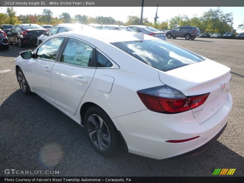 White Orchid Pearl / Black 2019 Honda Insight EX