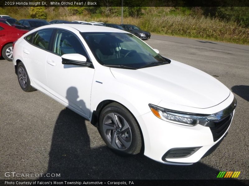 White Orchid Pearl / Black 2019 Honda Insight EX