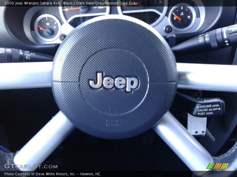 Black / Dark Slate Gray/Medium Slate Gray 2009 Jeep Wrangler Sahara 4x4