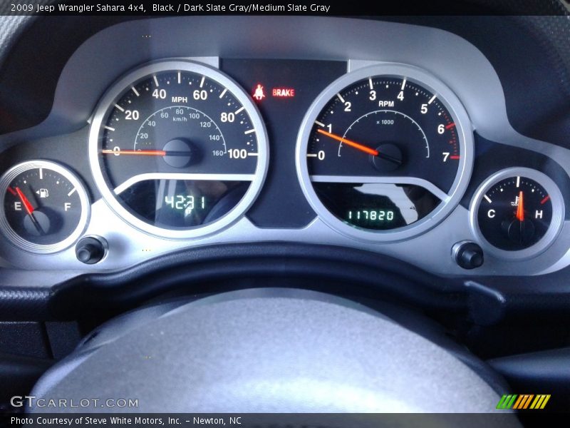 Black / Dark Slate Gray/Medium Slate Gray 2009 Jeep Wrangler Sahara 4x4
