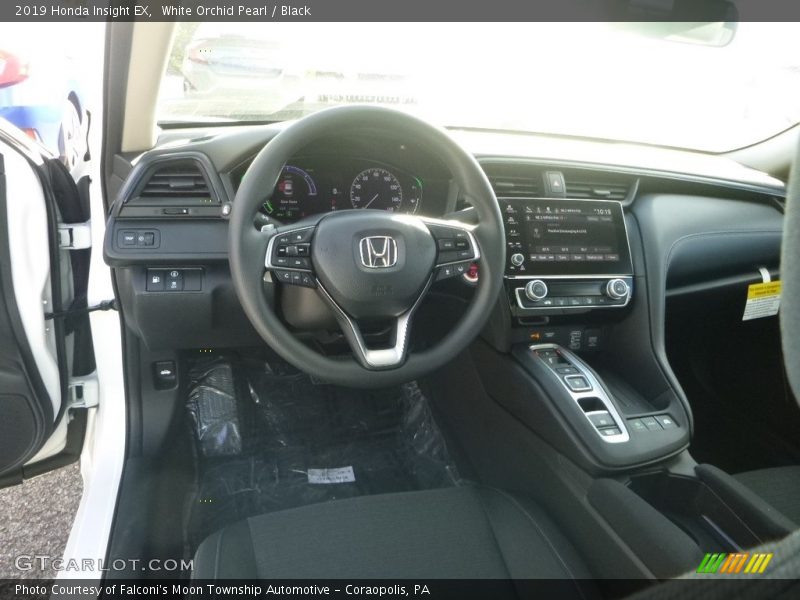 White Orchid Pearl / Black 2019 Honda Insight EX