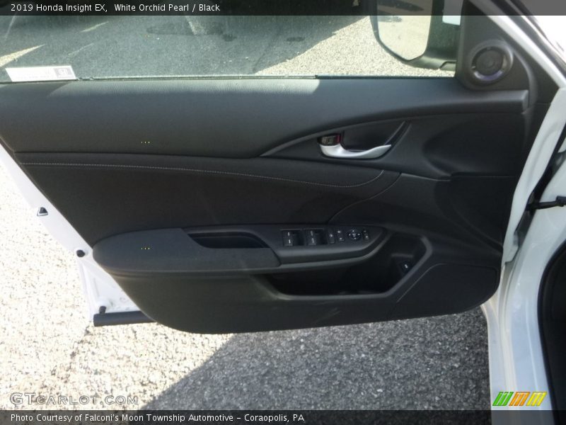 White Orchid Pearl / Black 2019 Honda Insight EX