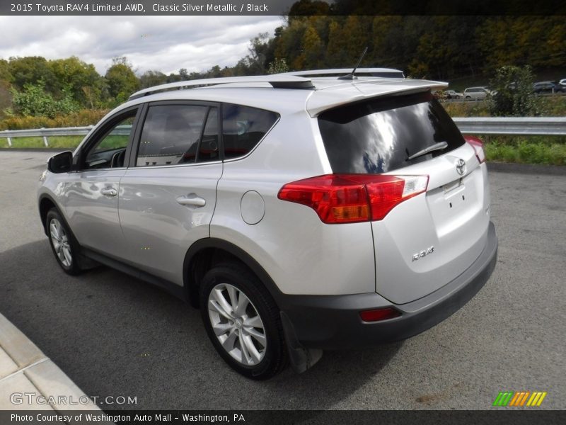 Classic Silver Metallic / Black 2015 Toyota RAV4 Limited AWD