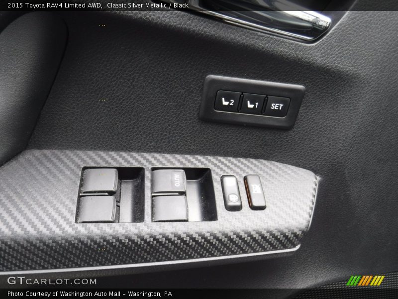 Classic Silver Metallic / Black 2015 Toyota RAV4 Limited AWD