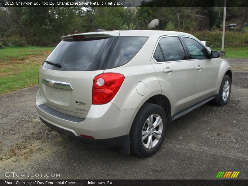 Champagne Silver Metallic / Jet Black 2015 Chevrolet Equinox LS