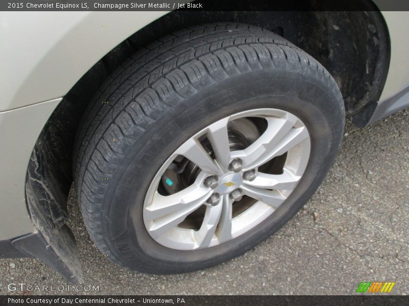 Champagne Silver Metallic / Jet Black 2015 Chevrolet Equinox LS
