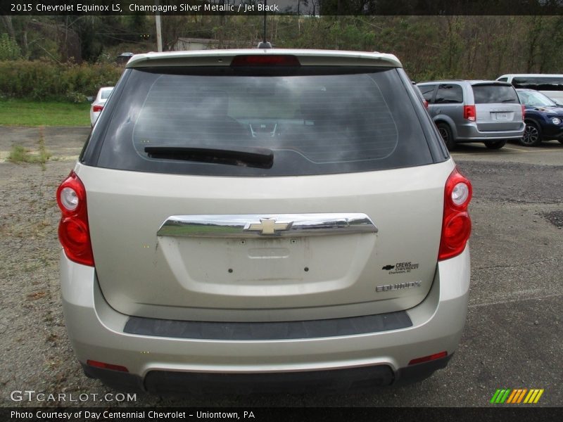 Champagne Silver Metallic / Jet Black 2015 Chevrolet Equinox LS