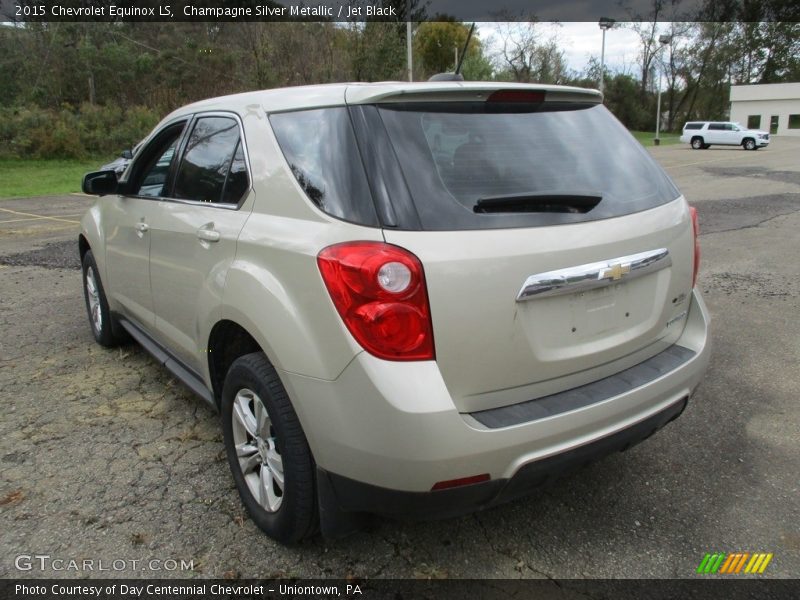 Champagne Silver Metallic / Jet Black 2015 Chevrolet Equinox LS