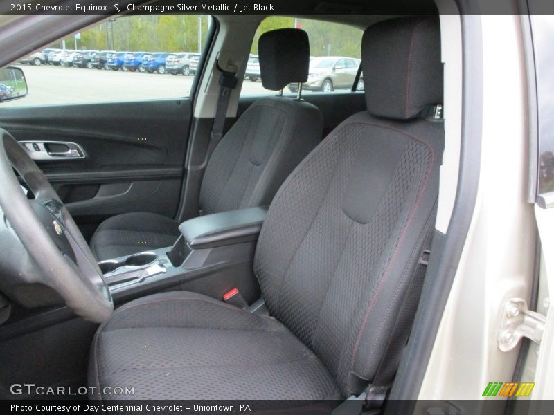 Champagne Silver Metallic / Jet Black 2015 Chevrolet Equinox LS