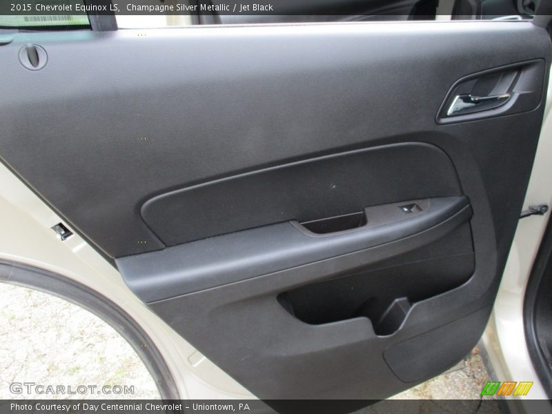 Champagne Silver Metallic / Jet Black 2015 Chevrolet Equinox LS