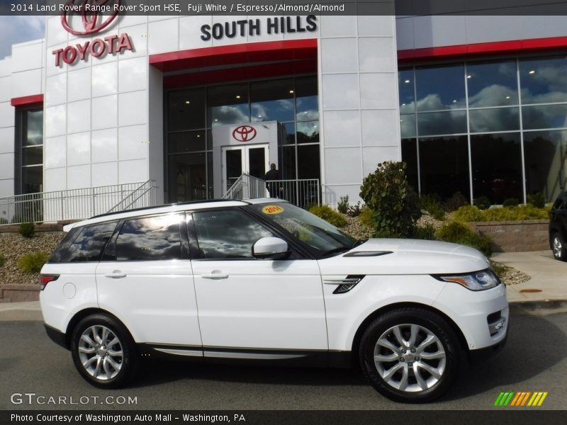 Fuji White / Espresso/Almond/Almond 2014 Land Rover Range Rover Sport HSE