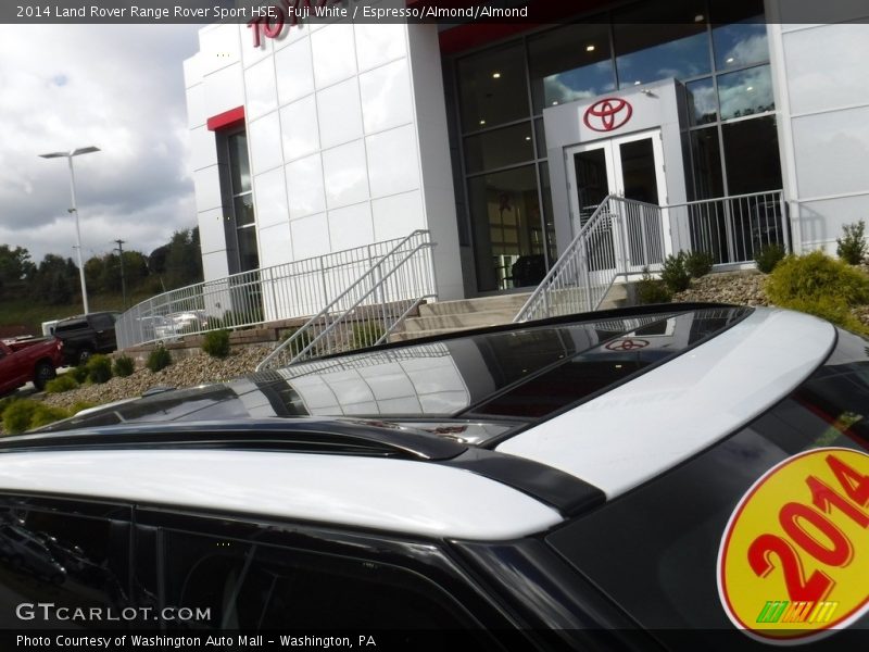 Fuji White / Espresso/Almond/Almond 2014 Land Rover Range Rover Sport HSE