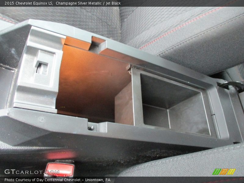 Champagne Silver Metallic / Jet Black 2015 Chevrolet Equinox LS