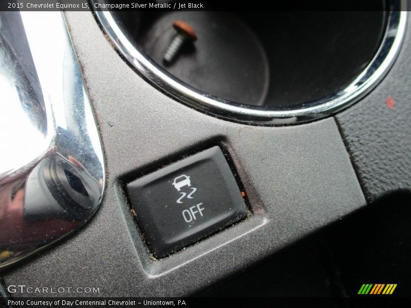 Champagne Silver Metallic / Jet Black 2015 Chevrolet Equinox LS