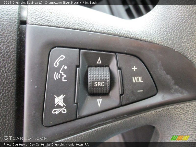 Champagne Silver Metallic / Jet Black 2015 Chevrolet Equinox LS