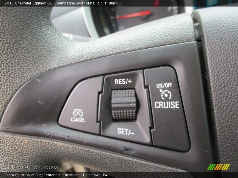 Champagne Silver Metallic / Jet Black 2015 Chevrolet Equinox LS