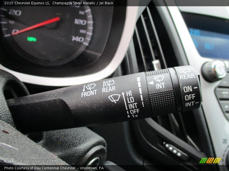 Champagne Silver Metallic / Jet Black 2015 Chevrolet Equinox LS