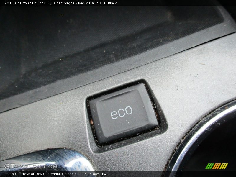 Champagne Silver Metallic / Jet Black 2015 Chevrolet Equinox LS