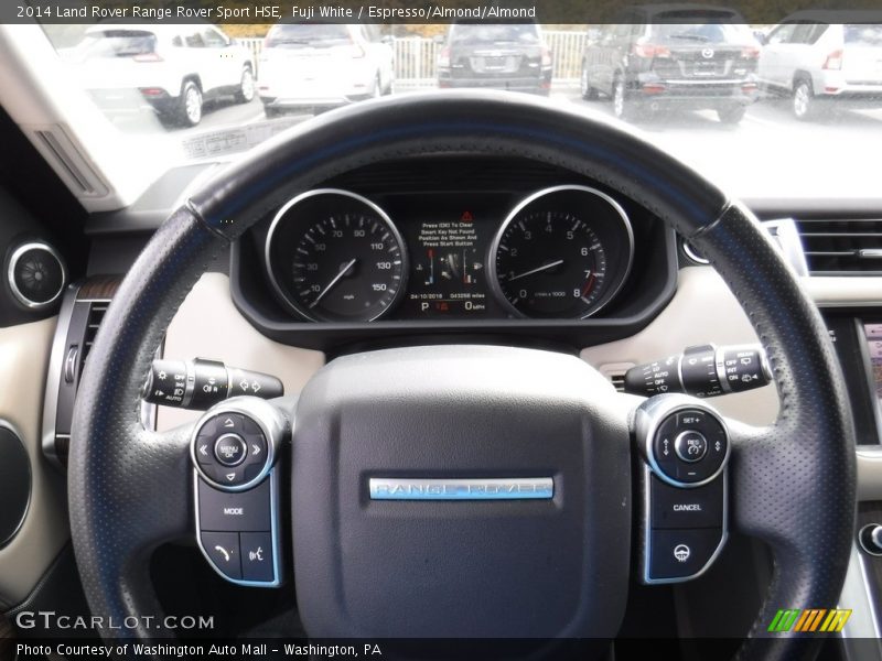 Fuji White / Espresso/Almond/Almond 2014 Land Rover Range Rover Sport HSE