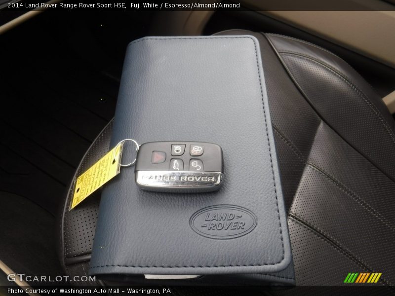 Fuji White / Espresso/Almond/Almond 2014 Land Rover Range Rover Sport HSE