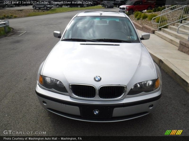 Titanium Silver Metallic / Grey 2002 BMW 3 Series 325xi Sedan