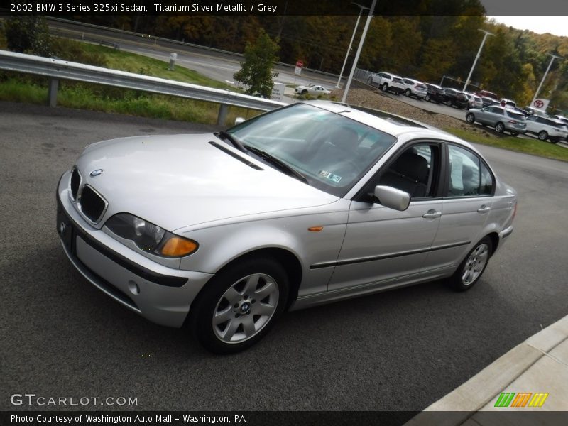 Titanium Silver Metallic / Grey 2002 BMW 3 Series 325xi Sedan