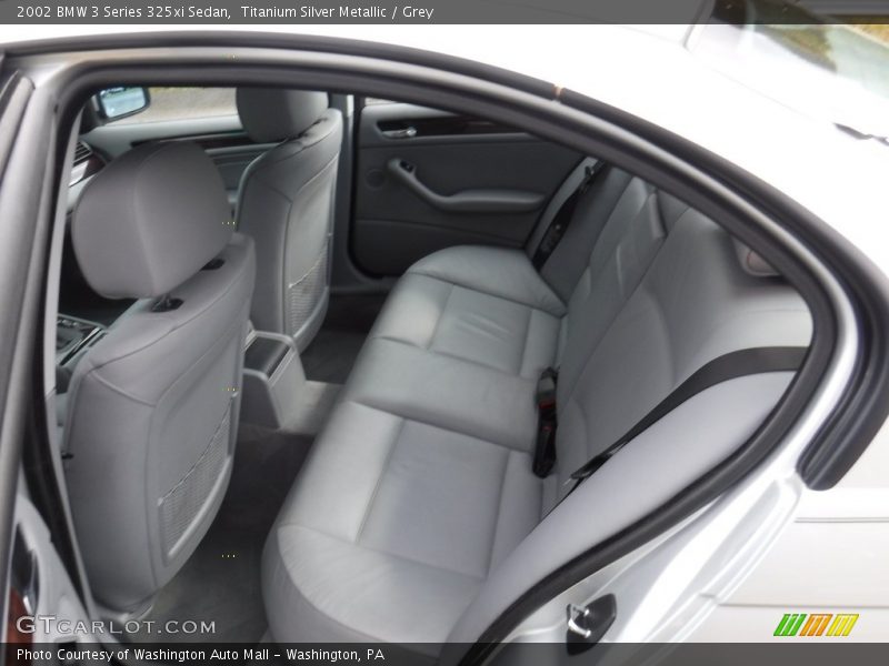 Titanium Silver Metallic / Grey 2002 BMW 3 Series 325xi Sedan