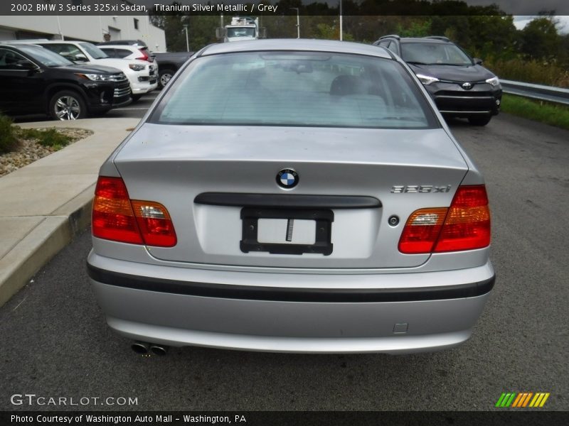 Titanium Silver Metallic / Grey 2002 BMW 3 Series 325xi Sedan