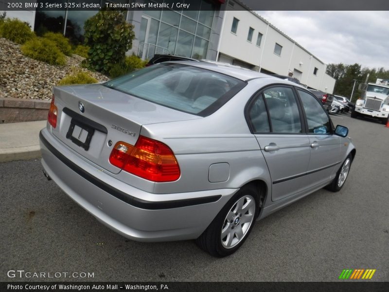 Titanium Silver Metallic / Grey 2002 BMW 3 Series 325xi Sedan