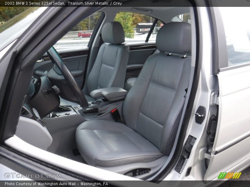 Titanium Silver Metallic / Grey 2002 BMW 3 Series 325xi Sedan