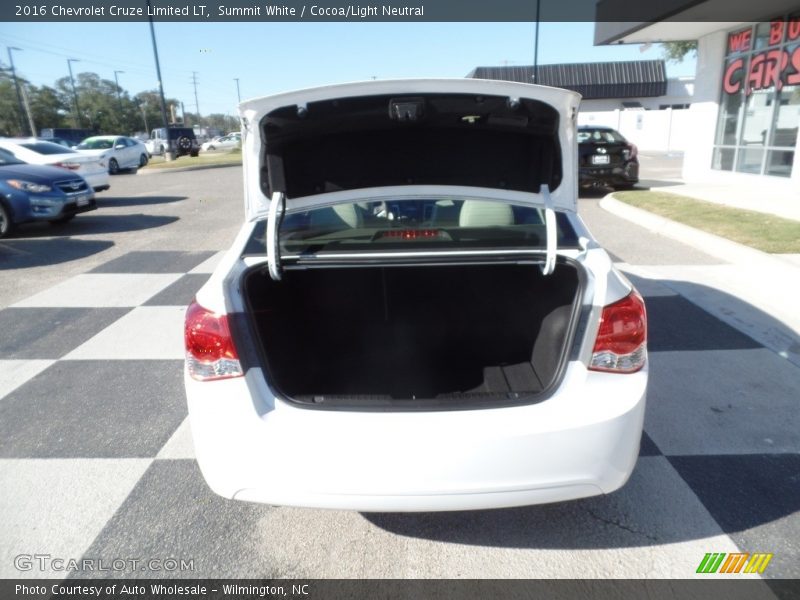 Summit White / Cocoa/Light Neutral 2016 Chevrolet Cruze Limited LT