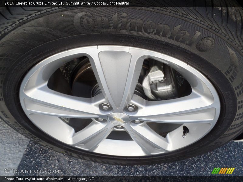 Summit White / Cocoa/Light Neutral 2016 Chevrolet Cruze Limited LT