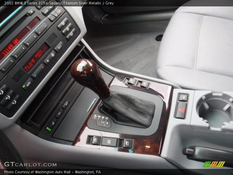 Titanium Silver Metallic / Grey 2002 BMW 3 Series 325xi Sedan