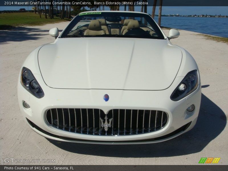 Bianco Eldorado (White) / Sabbia 2014 Maserati GranTurismo Convertible GranCabrio