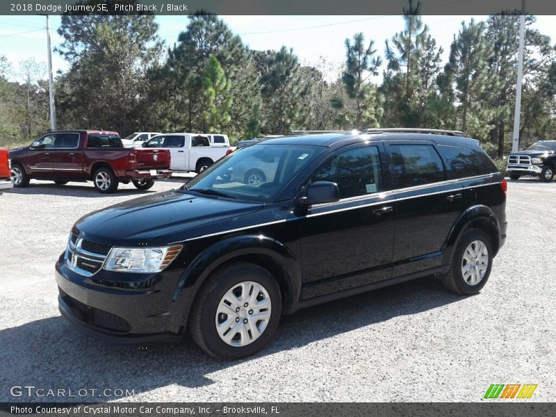 Pitch Black / Black 2018 Dodge Journey SE