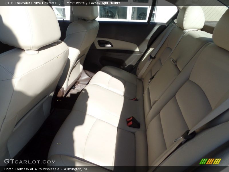 Summit White / Cocoa/Light Neutral 2016 Chevrolet Cruze Limited LT