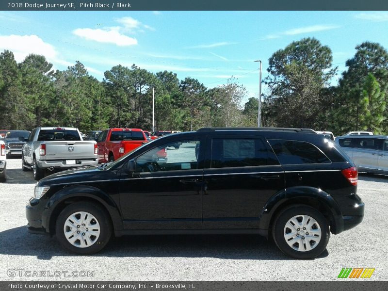 Pitch Black / Black 2018 Dodge Journey SE