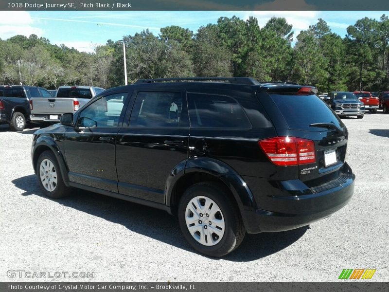 Pitch Black / Black 2018 Dodge Journey SE