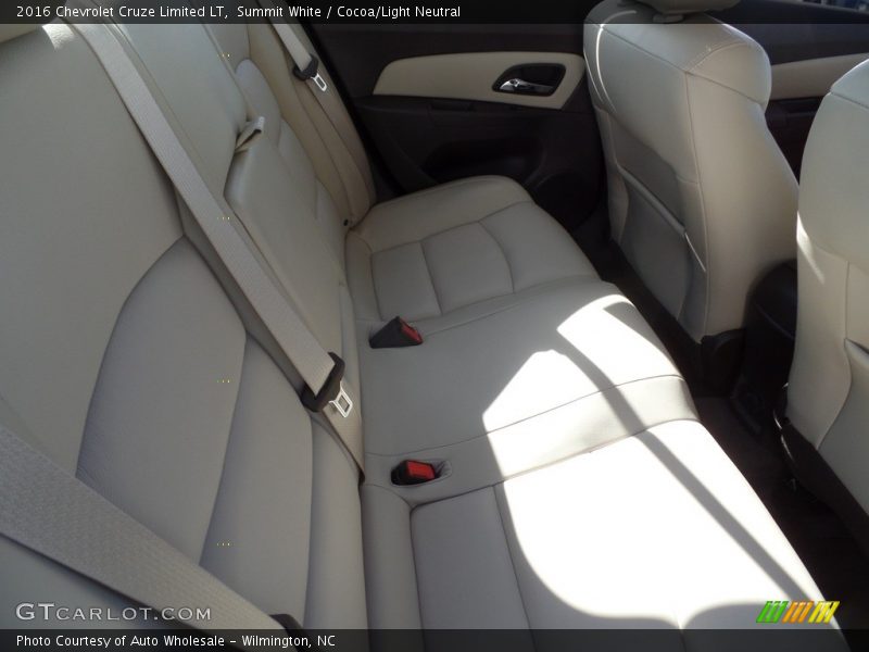 Summit White / Cocoa/Light Neutral 2016 Chevrolet Cruze Limited LT